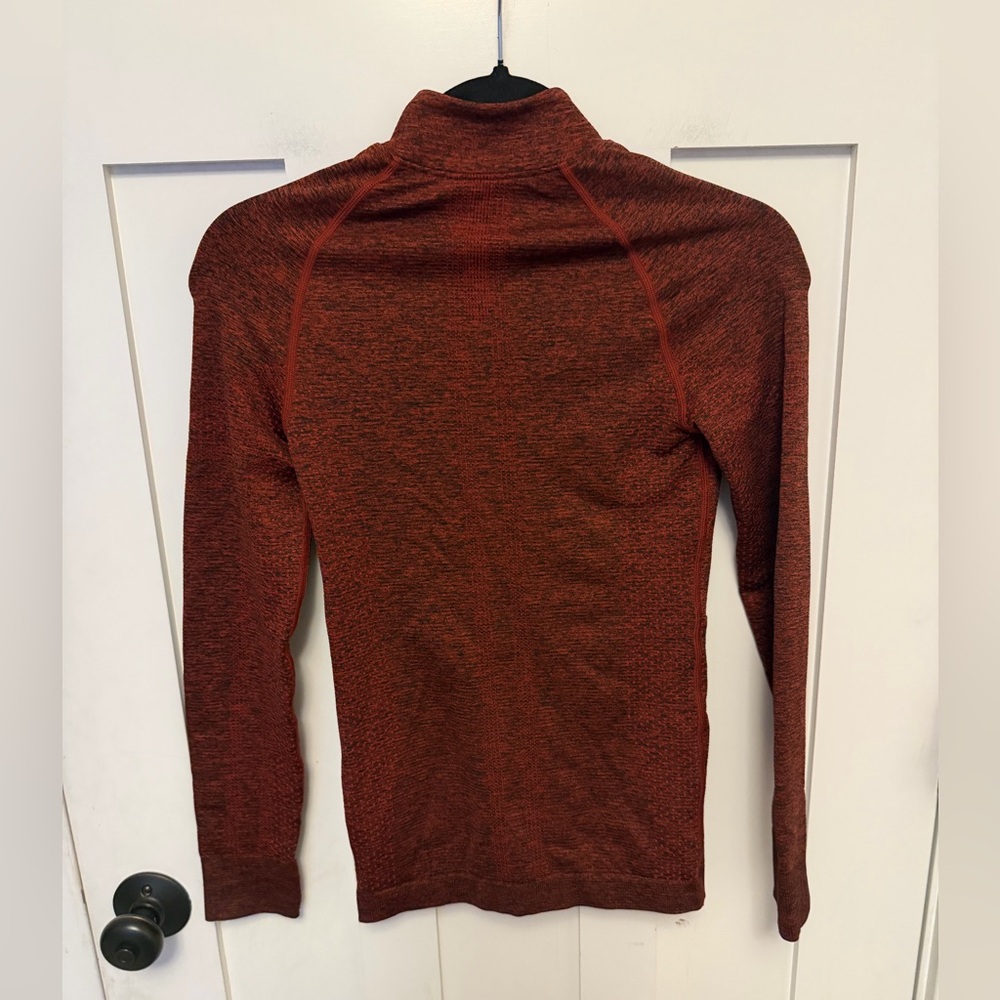 Figs Countourknit Full Zip Jacket Marked Burnt Orange color Size XXS scrubs - Picture 3 of 6